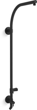 KOHLER Matte Black 27 in. Shower Rail 