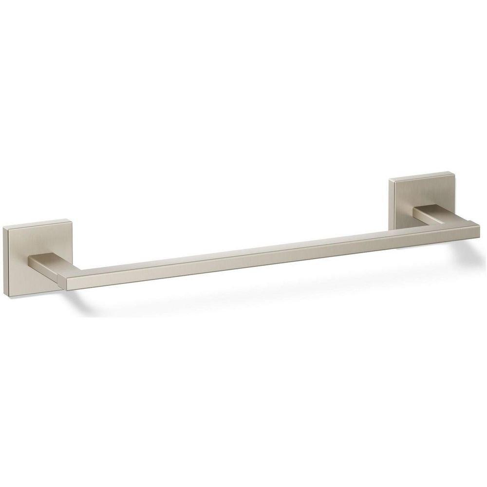 KOHLER Vibrant Brushed Nickel 12 in. Towel Bar 