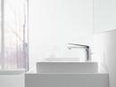 KOHLER Polished Chrome Single Handle Monoblock Bathroom Sink Faucet Lever Handle 
