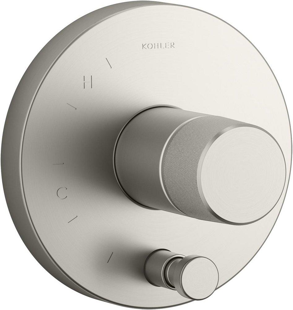 KOHLER Vibrant&reg; Brushed Nickel Single Handle Single Function Bathtub & Shower Faucet Trim Only 