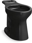 KOHLER Black Black 1.28 gpf Elongated Floor Mount Two Piece Toilet Bowl 