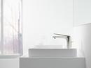 KOHLER Vibrant Brushed Nickel Single Handle Monoblock Bathroom Sink Faucet Lever Handle 
