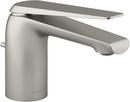 KOHLER Vibrant&reg; Brushed Nickel Single Handle Monoblock Bathroom Sink Faucet Lever Handle 