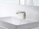 KOHLER Vibrant&reg; Brushed Nickel Single Handle Monoblock Bathroom Sink Faucet Lever Handle 