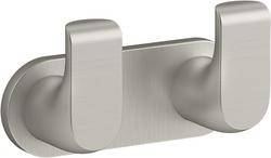 2-Hook Robe Hook in Vibrant&reg; Brushed Nickel