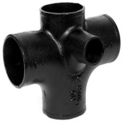 4 in. No Hub Cast Iron Sanitary Cross