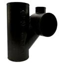 CHARLOTTE PIPE Black Spigot Cast Iron Closet Tee 