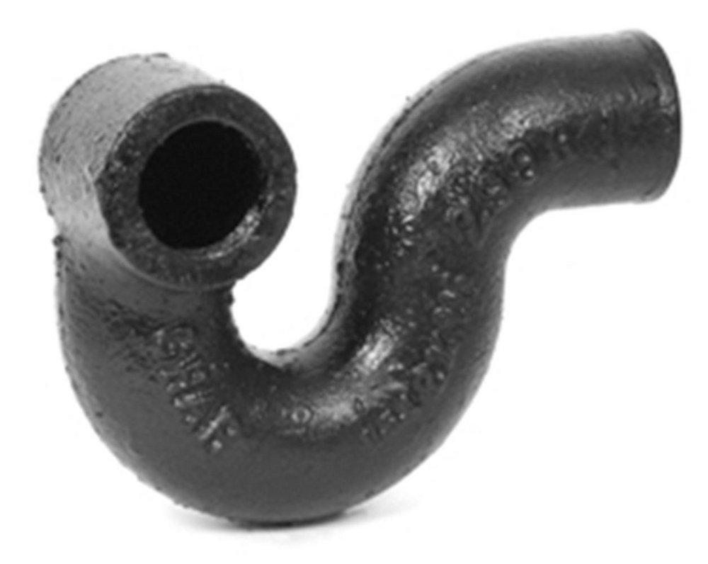 Black 2 No-Hub P Trap With 1-1/2 Tap SIDE RHI 