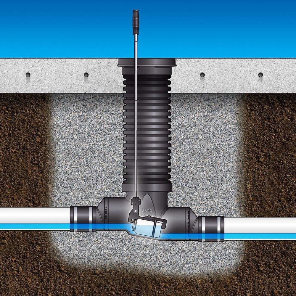 Schier Plain End Plastic Sampling Port 