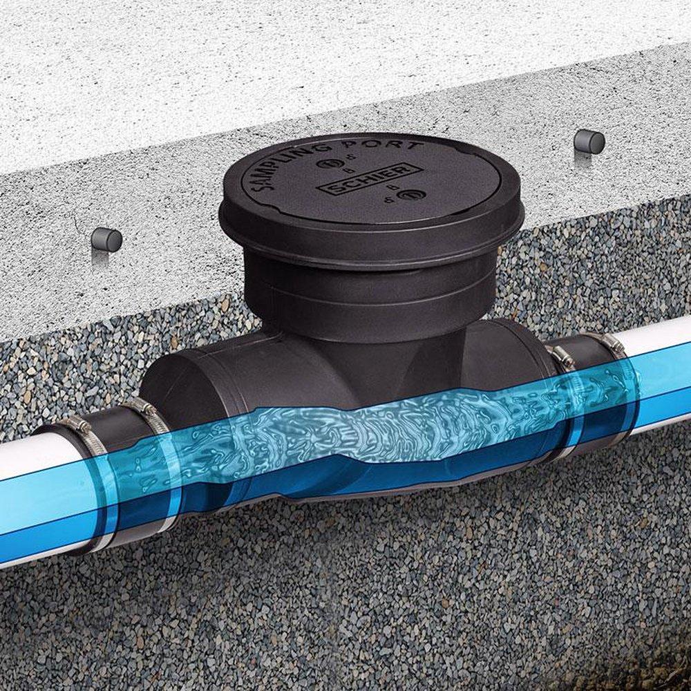 Schier Plain End Plastic Sampling Port 