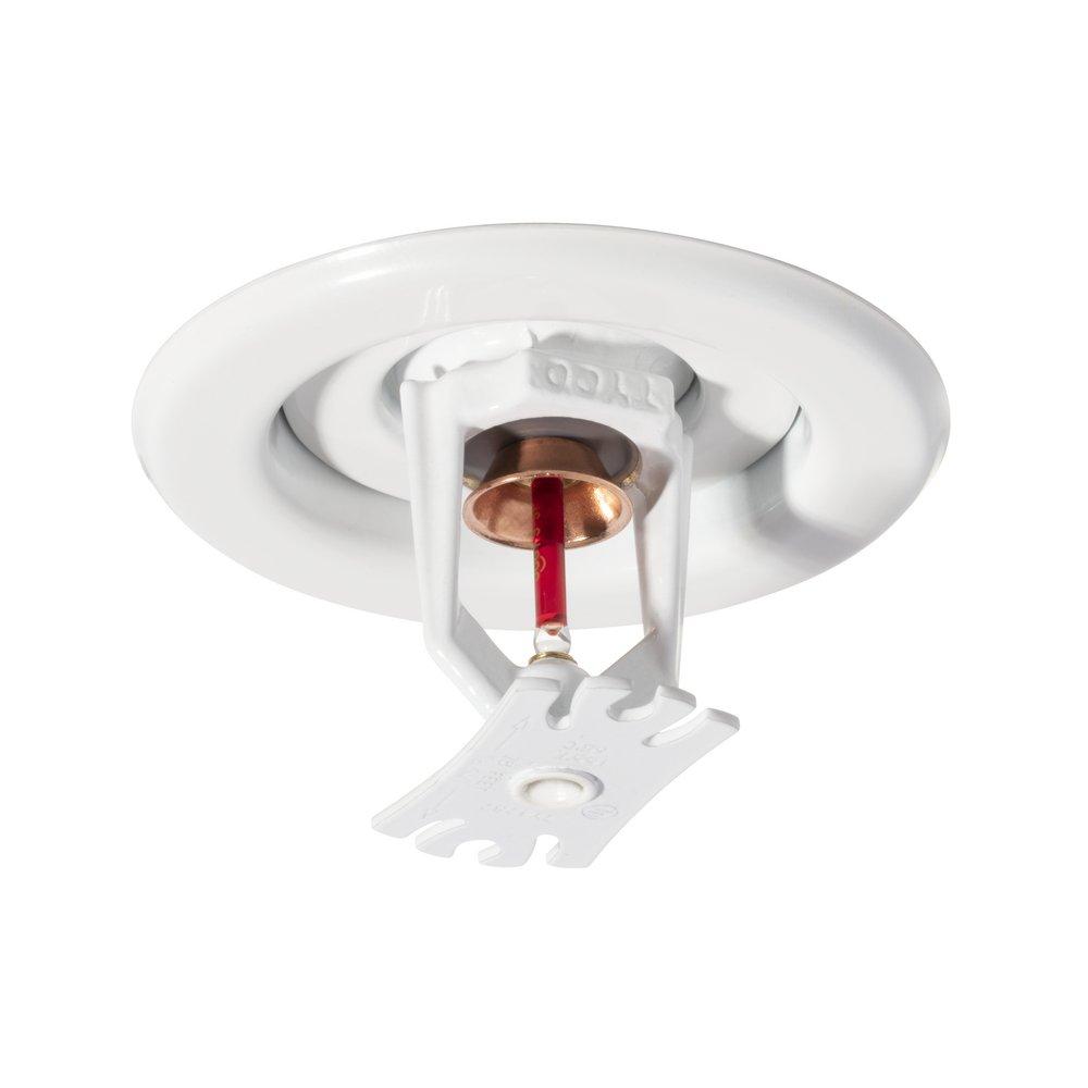 Tyco Pure White 3/4 in. 8K Pendent Sprinkler and Quick Response Sprinkler Head in Pure White 
