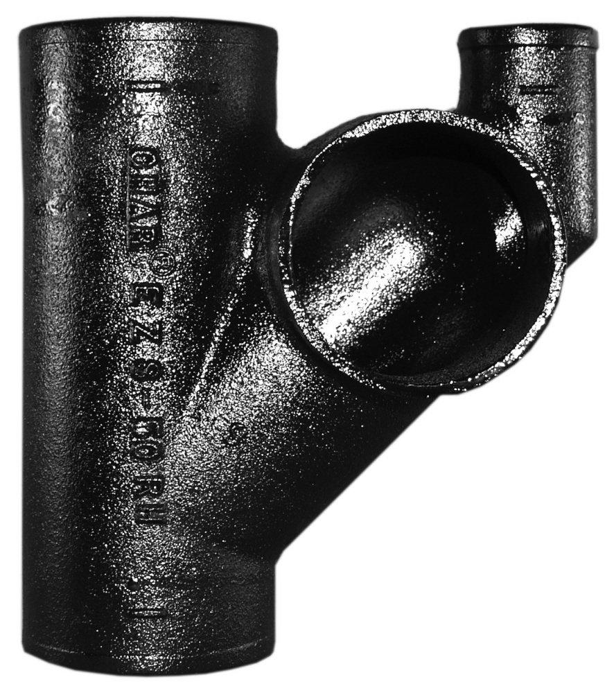 Black No Hub Cast Iron Closet Fitting 