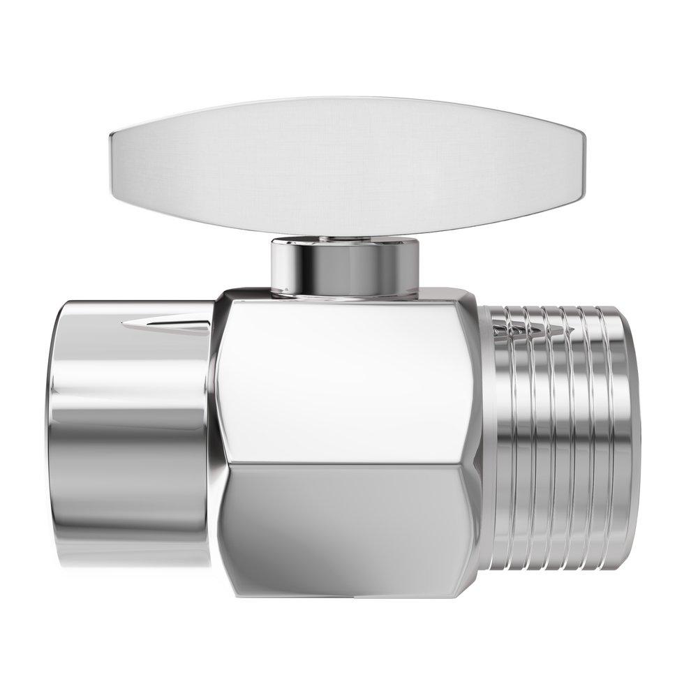 Jones Stephens Chrome Plated FIPS x MIPS Volume Control Valve 