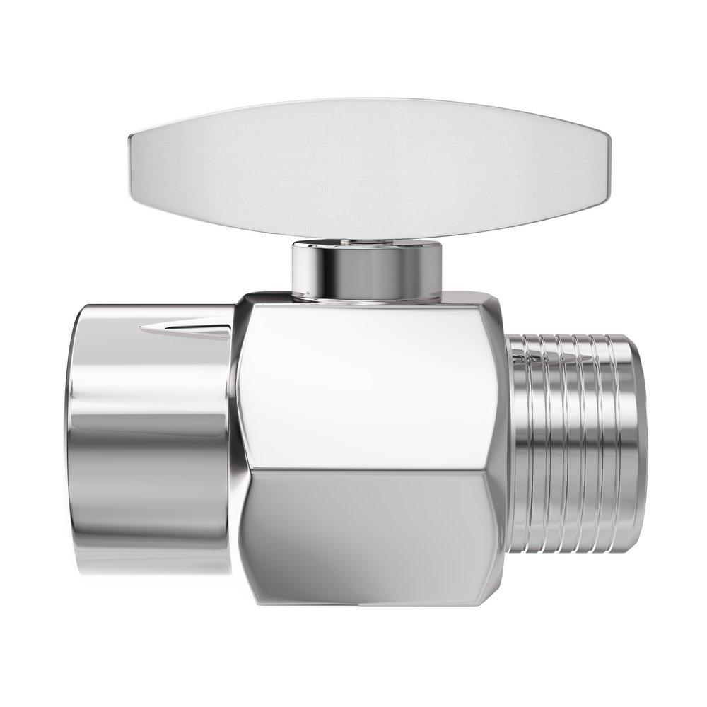 Jones Stephens Chrome Plated FIPS x MIPS Volume Control Valve 