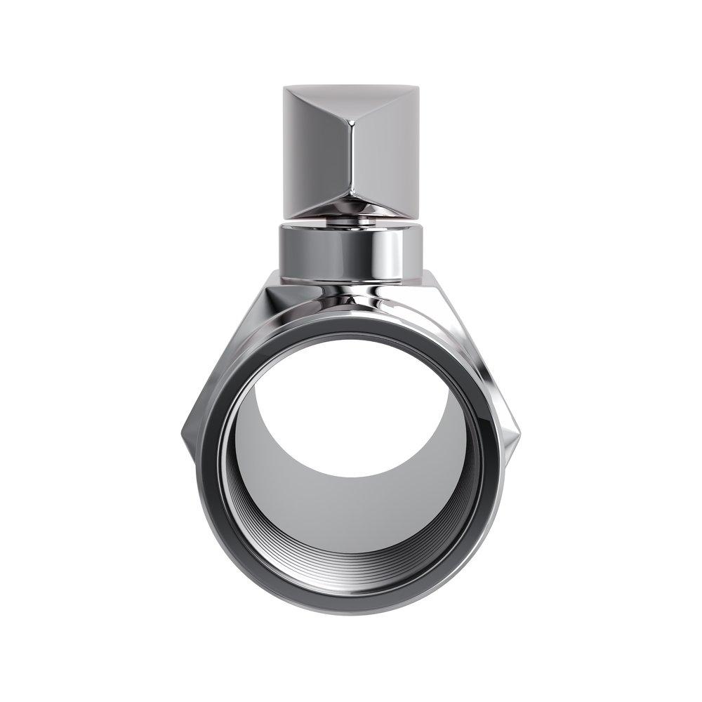 Jones Stephens Chrome Plated FIPS x MIPS Volume Control Valve 