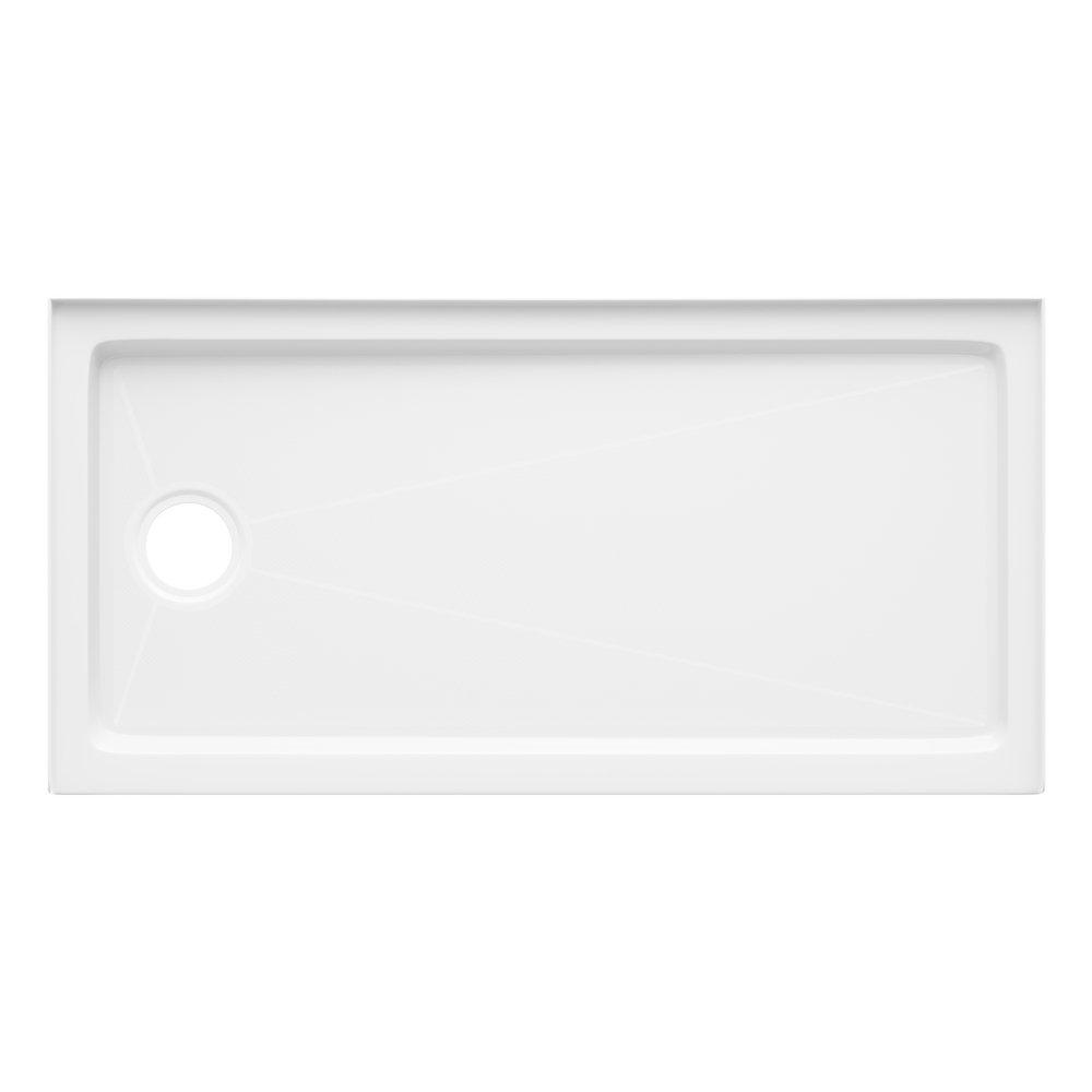 PROFLO&reg; White 60 x 30 in. Rectangle Shower Base 