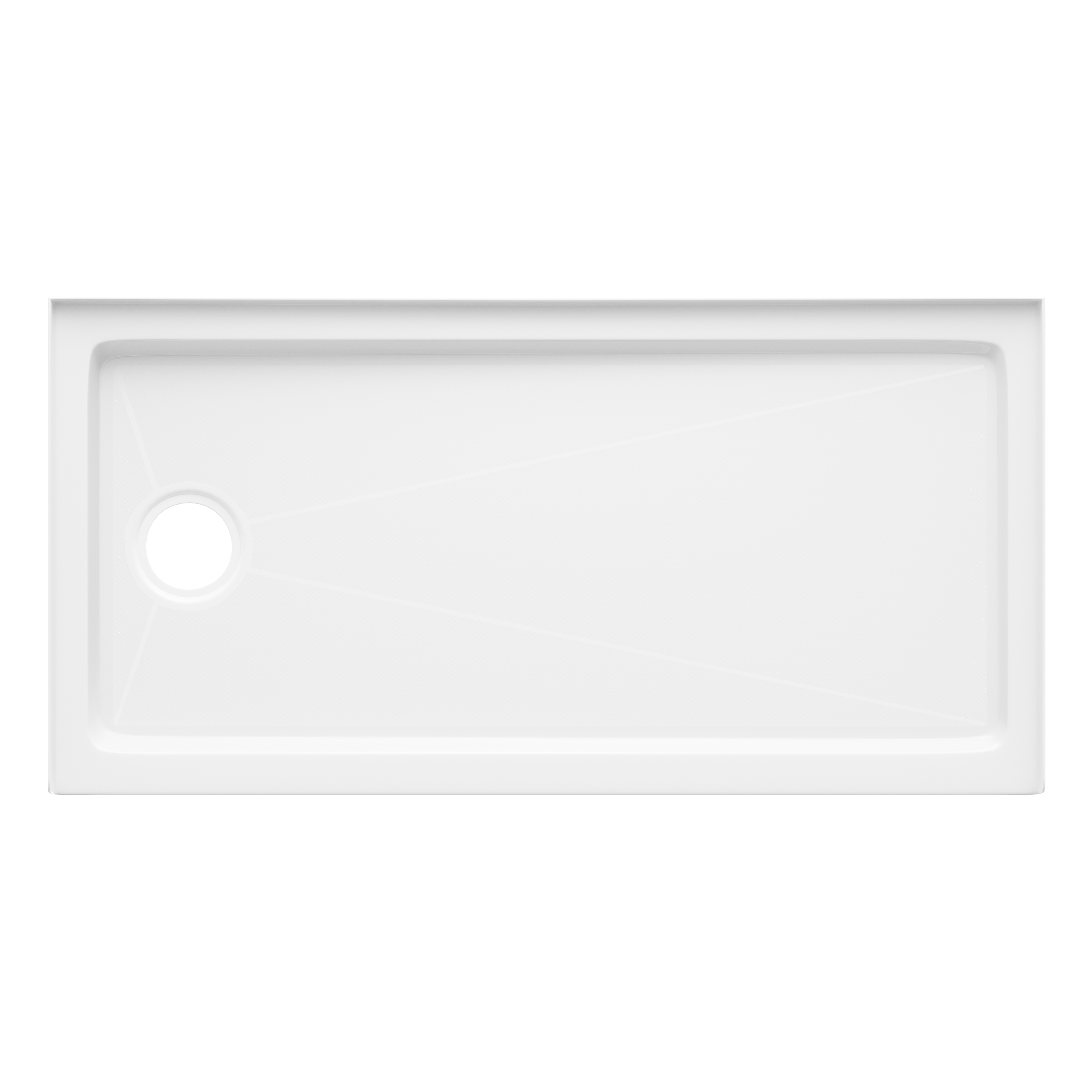 PROFLO&reg; White 60 x 30 in. Rectangle Shower Base 