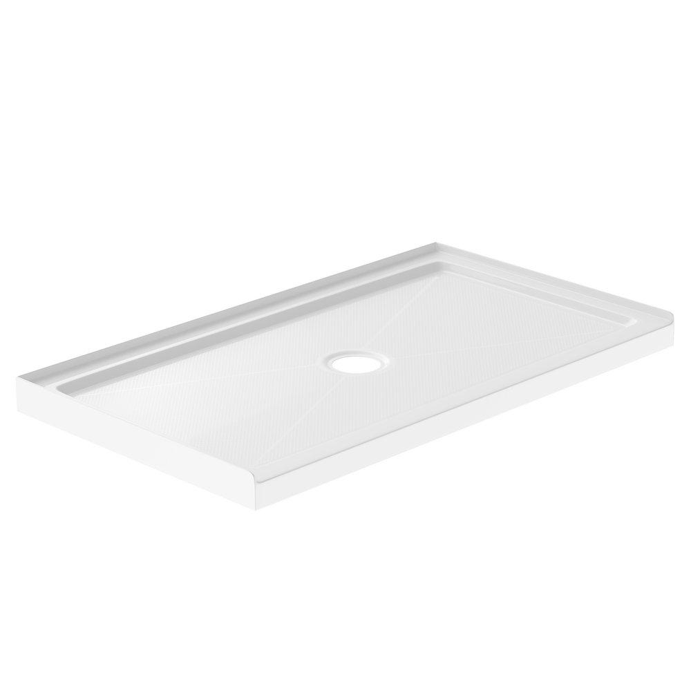 PROFLO&reg; White 48 x 34 in. Rectangle Shower Base 