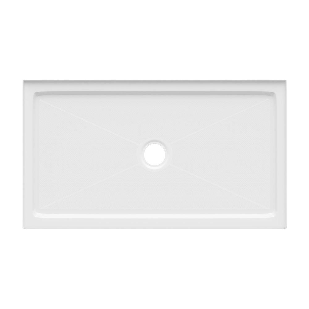 PROFLO&reg; White 48 x 34 in. Rectangle Shower Base 