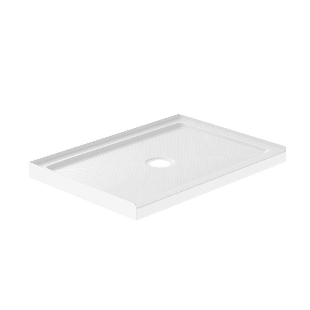 PROFLO&reg; White 48 x 34 in. Rectangle Shower Base 