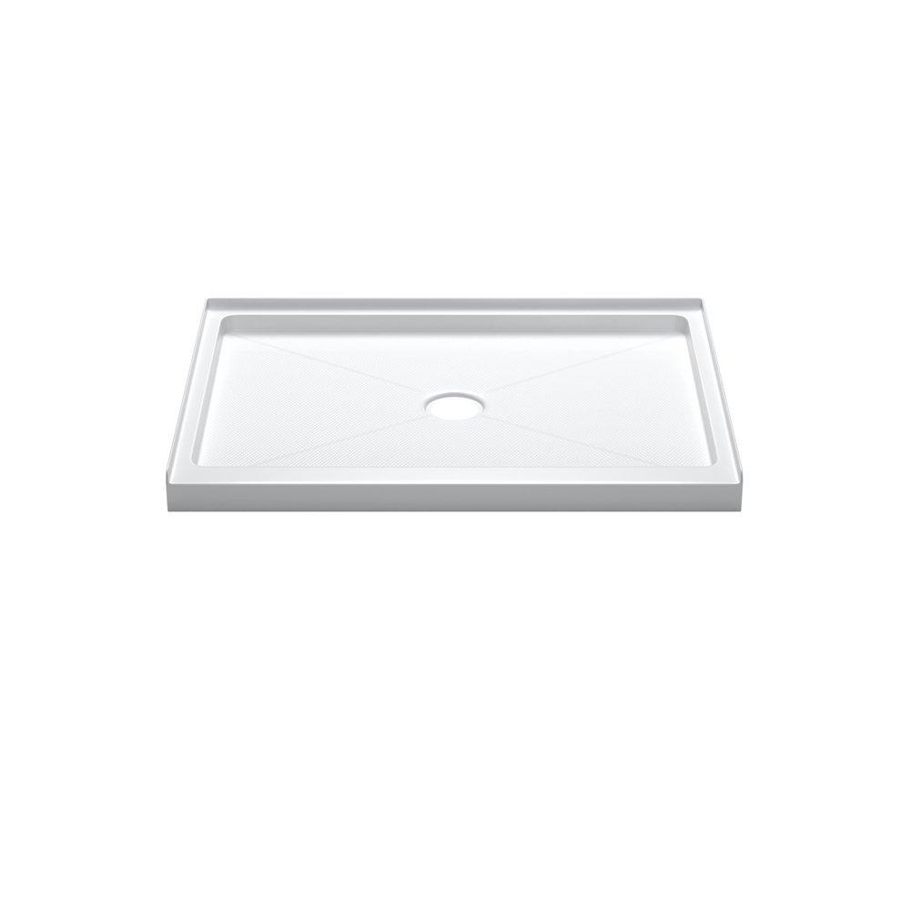PROFLO&reg; White 48 x 36 in. Rectangle Shower Base 