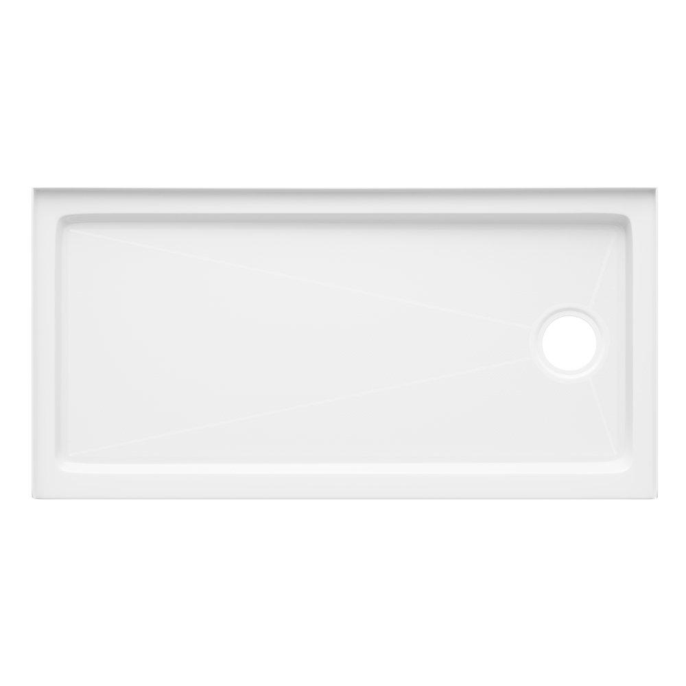 PROFLO&reg; White 60 x 30 in. Rectangle Shower Base 