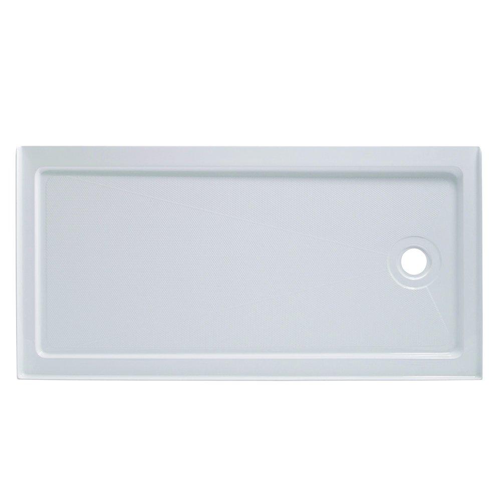 PROFLO&reg; White 60 x 30 in. Rectangle Shower Base 