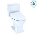 0.9 gpf/1.28 gpf Dual Flush Elongated Two Piece Toilet in Cotton