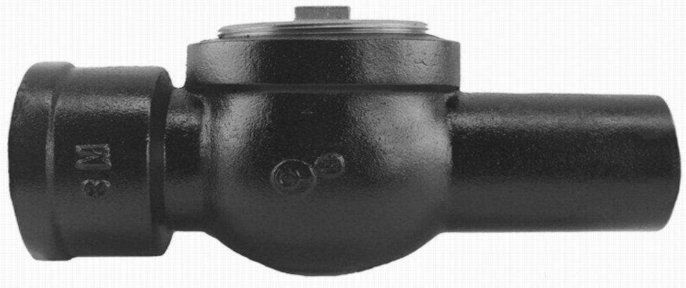 Black Spigot x Hub x FNPT Cast Iron Test Tee 