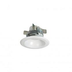 12W 1-Light GU24 LED Square Regressed Retrofit Unit in White