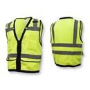 Radians Hi-Viz Green Polyester Mesh Surveyor Safety Vest in Hi-Viz Green 