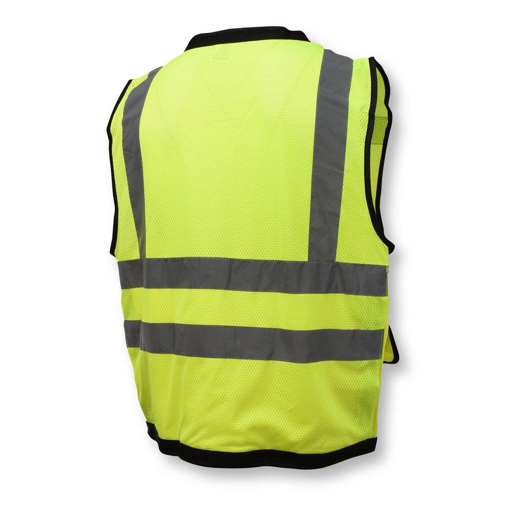 Radians Hi-Viz Green Polyester Mesh Surveyor Safety Vest in Hi-Viz Green 