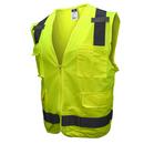 Radians Hi-Viz Green Polyester Mesh Surveyor Safety Vest in Green 