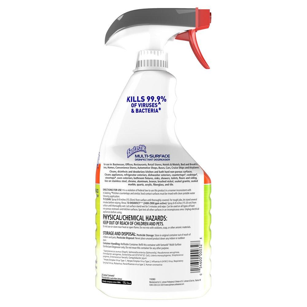 fantastik Clear Multi Surface Disinfectant (Case of 8) 