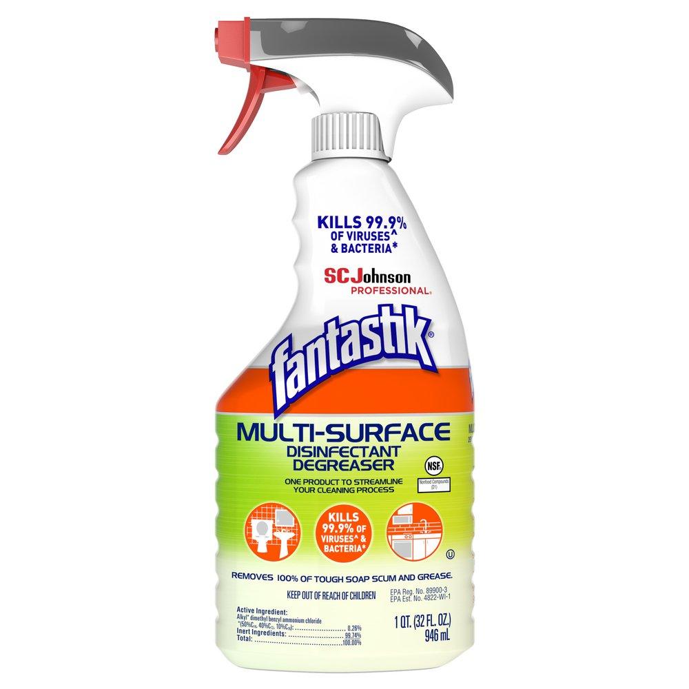 fantastik Clear Multi Surface Disinfectant (Case of 8) 