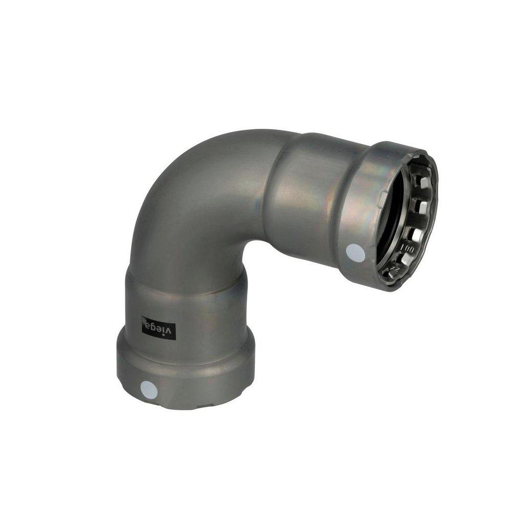 Viega Press Carbon Steel 90 Degree Elbow with FKM Seal 