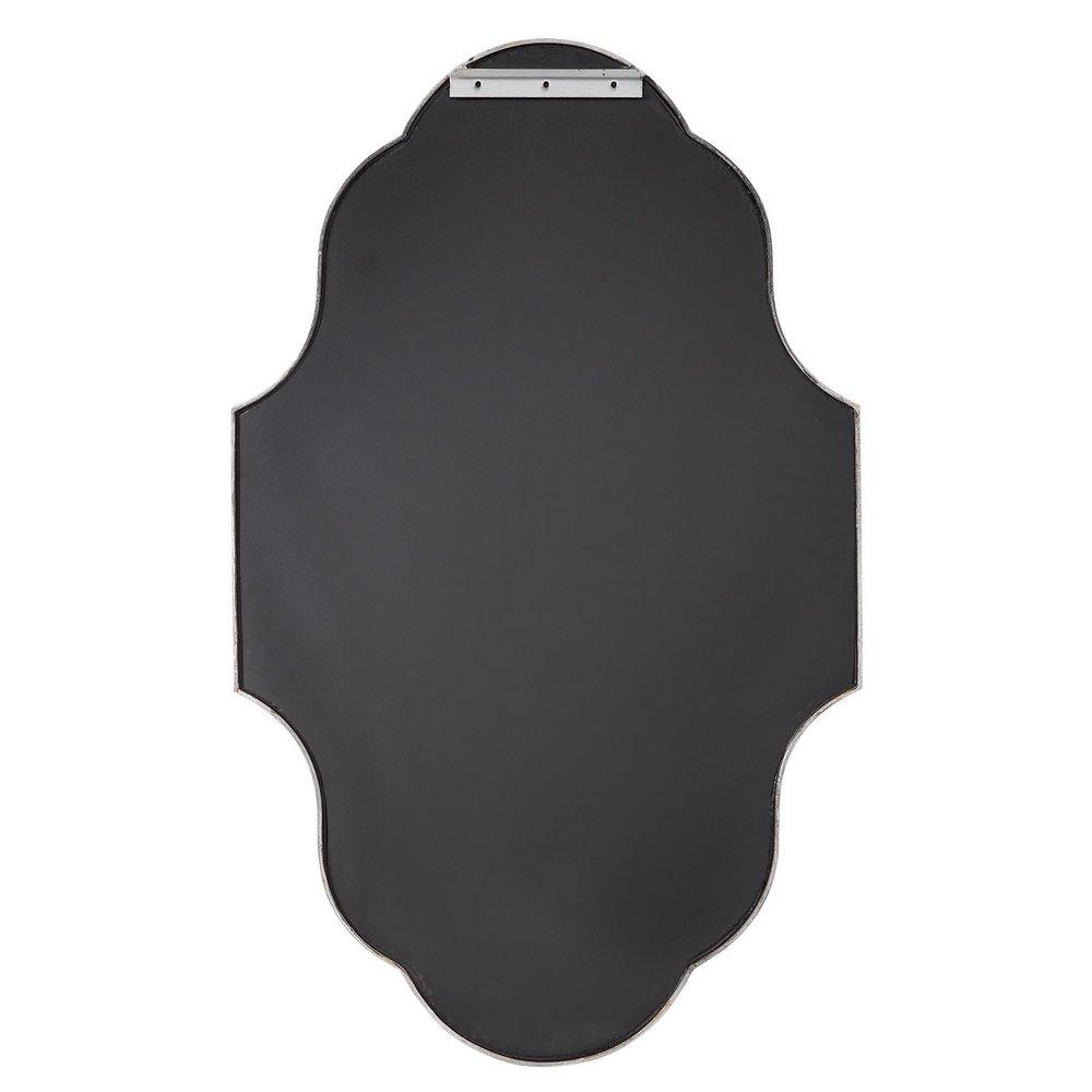 Signature Hardware Antique Silver 22-3/4 x 37-1/4 x 1 in. Irregular Decorative Vanity Mirror 