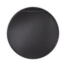 Signature Hardware Black Powder Coat 36 x 36 x 7/8 in. Round Decorative Vanity Mirror 