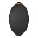 Signature Hardware Gold Leaf 22 x 37-3/4 x 1-1/4 in. Oval Decorative Vanity Mirror 