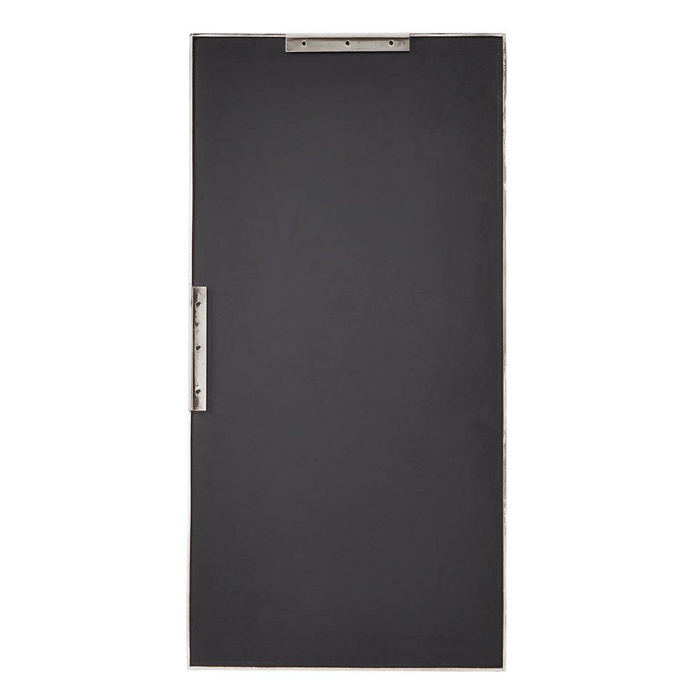 Signature Hardware Nickel 18 x 36 x 1 in. Rectangular Decorative Vanity Mirror 