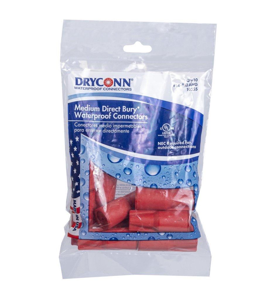Large Red Direct Bury Wire Connectors (Pack of 10) 