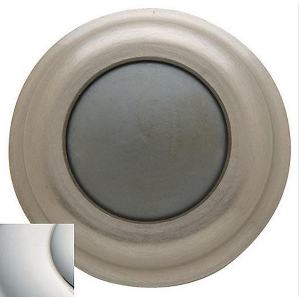 1 Inch Diameter Convex Wall Mounted Flush Bumper 