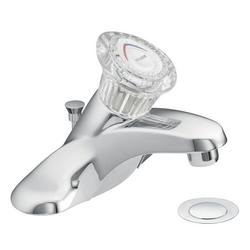 Single Handle Centerset Bathroom Sink Faucet in Polished Chrome