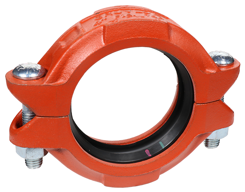 Gruvlok Black Rust Inhibiting Painted Grooved Ductile Iron Coupling 