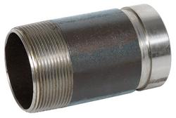 1 x 4 in. Grooved x MPT Schedule 40 Black Carbon Steel Nipple