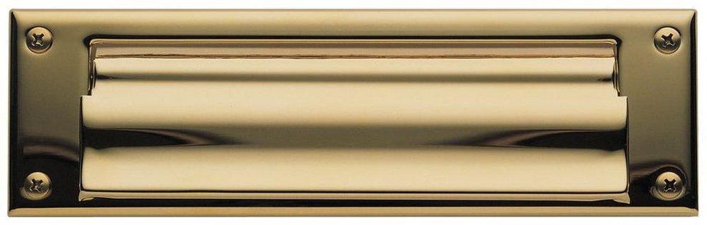 Magazine Sized Spring Tension Brass Letter Box Plate 
