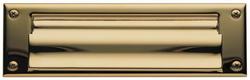 Magazine Sized Spring Tension Brass Letter Box Plate