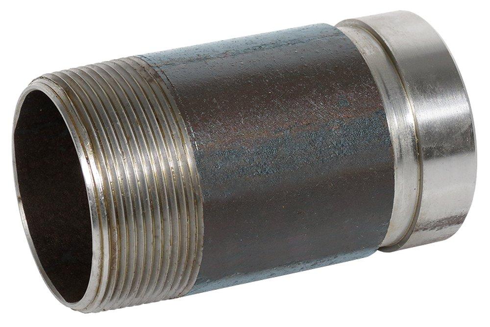 Gruvlok Black 3 in. Grooved x Threaded Ductile Iron Nipple 