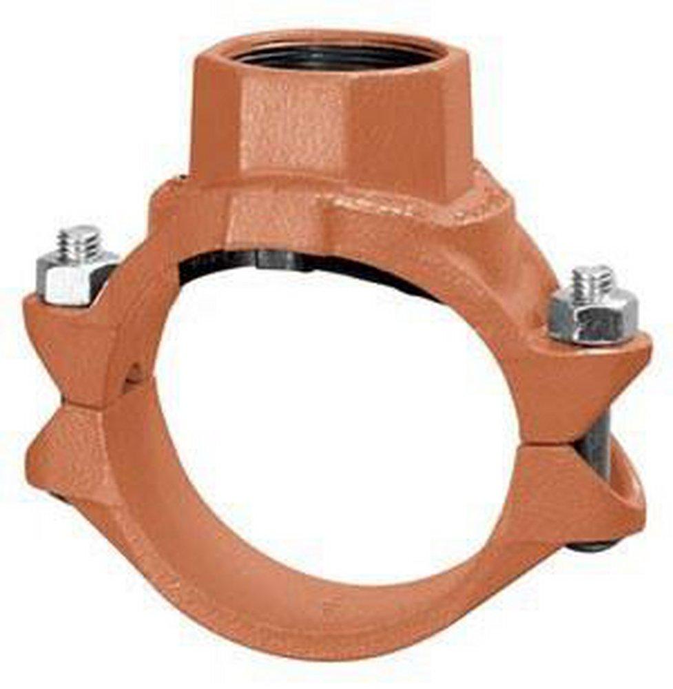Gruvlok Orange FNPT Ductile Iron Clamp-T 