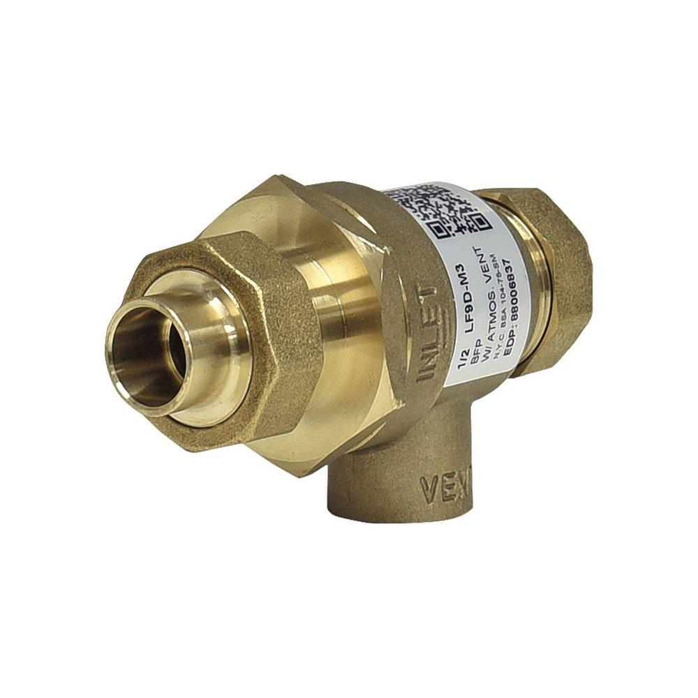 Watts Brass Forged Brass Union Solder Backflow Preventer 